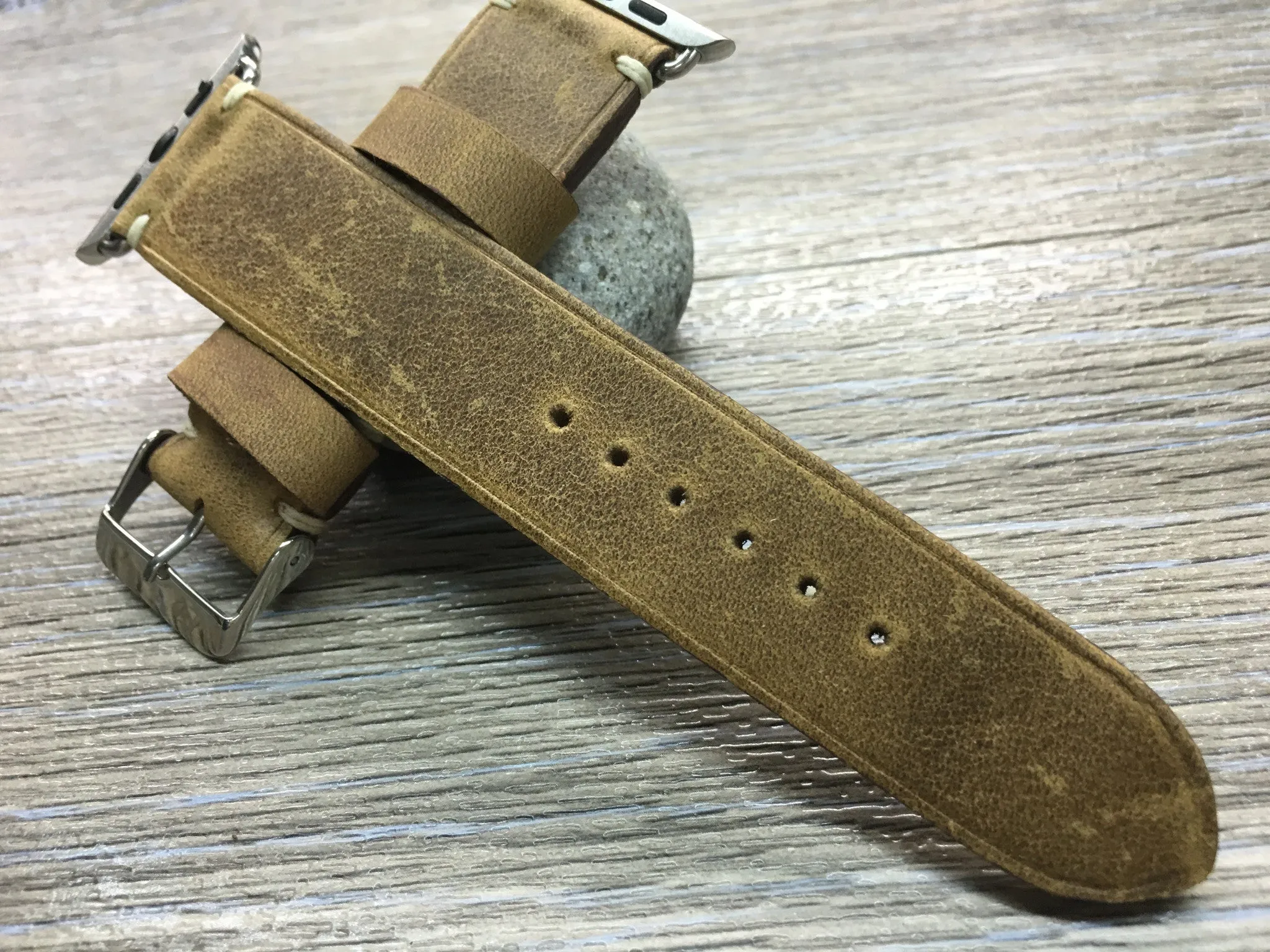 Apple Watch 44mm 40mm 42mm 38mm, Apple Watch Band Strap, Vintage Brown Leather watch strap band,FREE SHIPPING