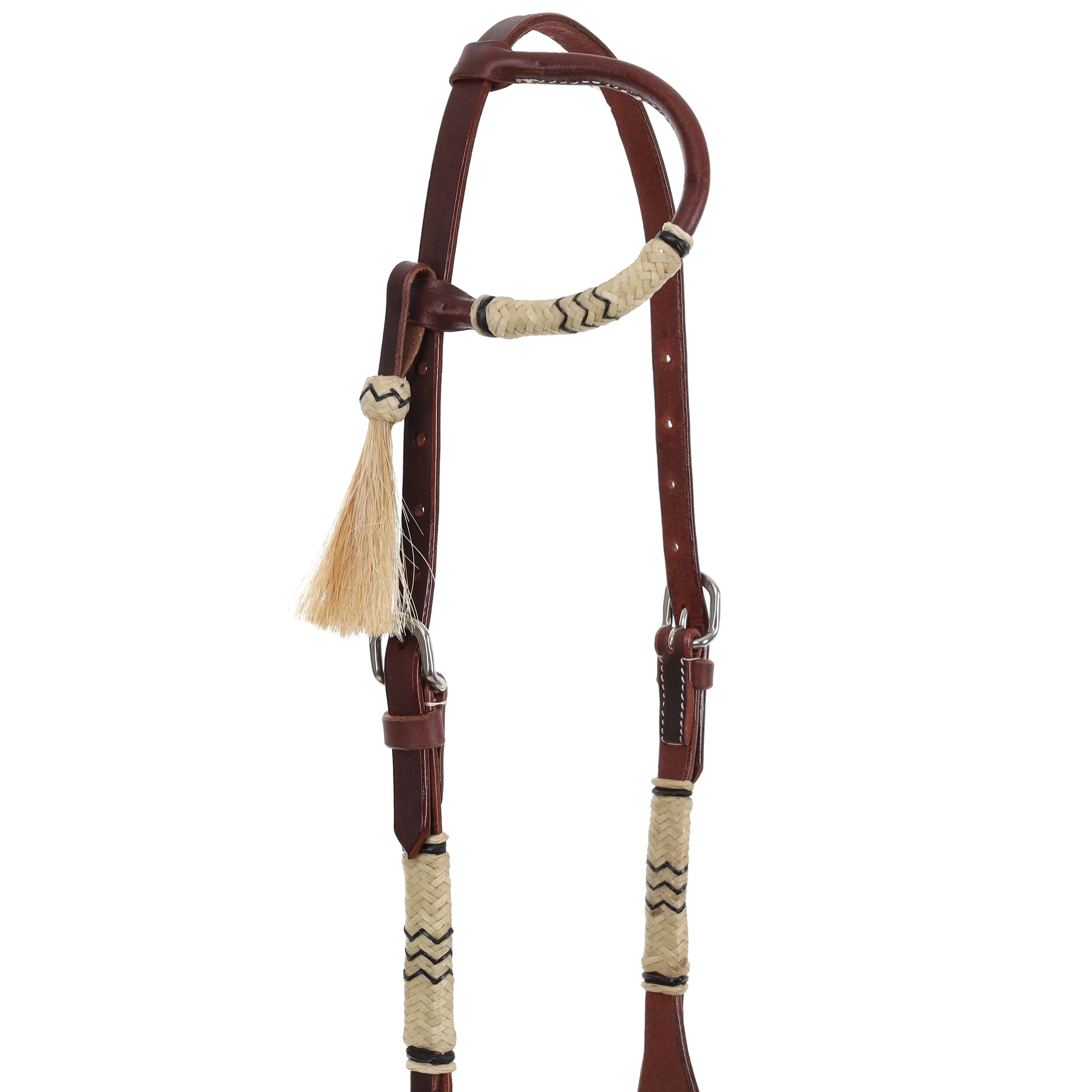 Argentina Cow Leather Classic Rawhide One Ear Headstall