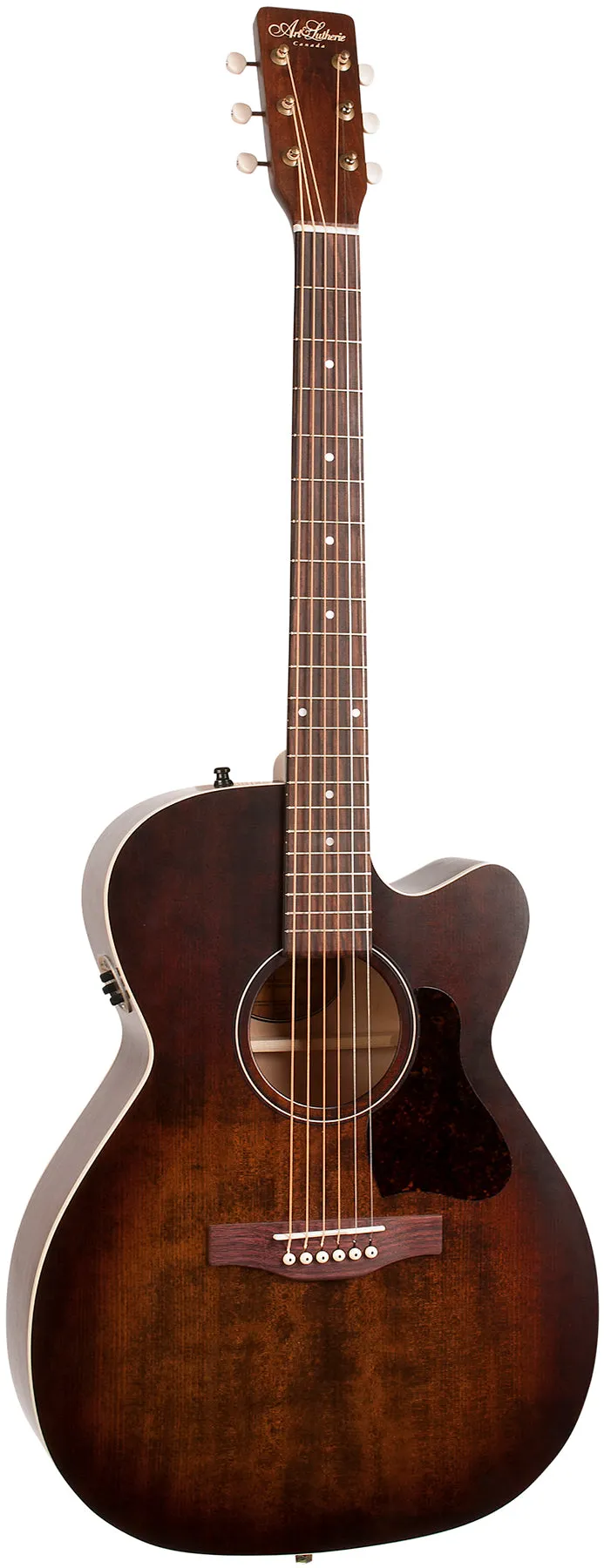 Art & Lutherie 042340 / 051731 Legacy Bourbon Burst CW QIT Cutaway Acoustic Electric MADE In CANADA