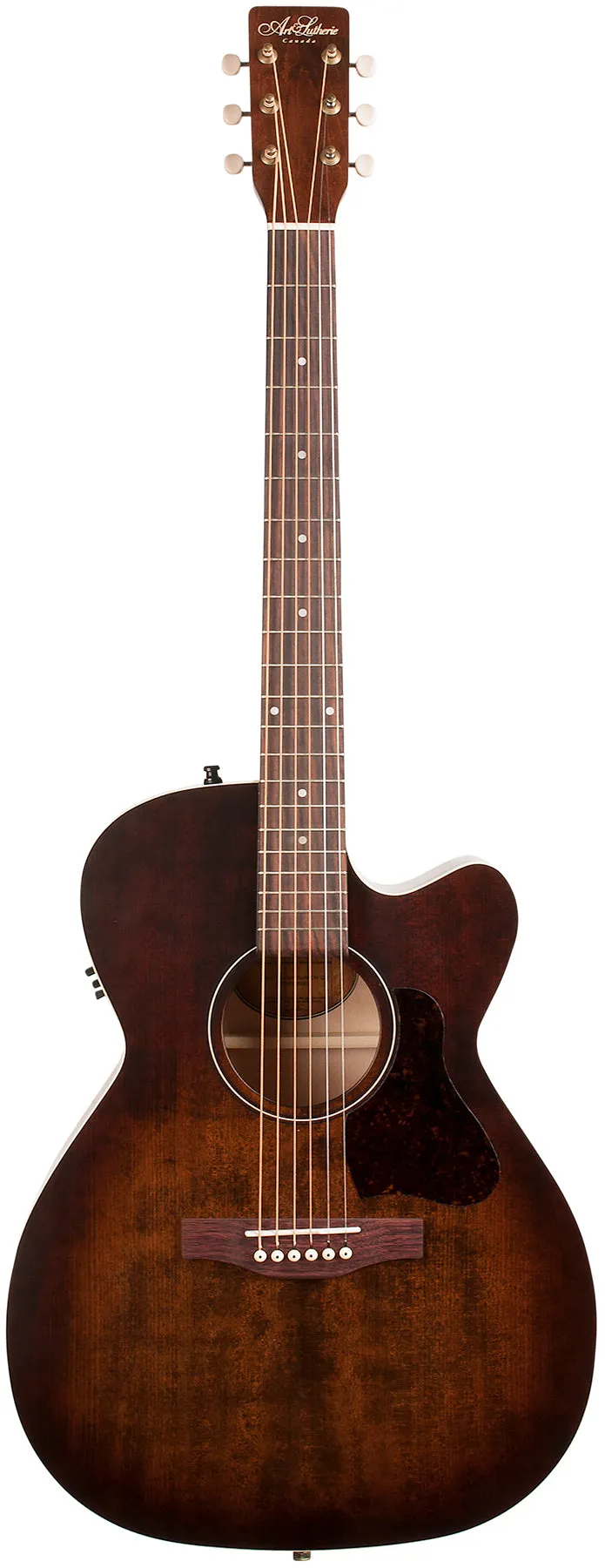 Art & Lutherie 042340 / 051731 Legacy Bourbon Burst CW QIT Cutaway Acoustic Electric MADE In CANADA