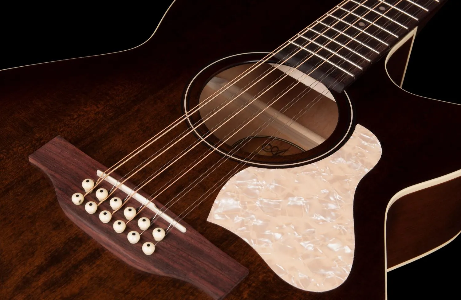Art & Lutherie 042487 / 051724 Legacy 12 String Cutaway Acoustic Electric Bourbon Burst CW QIT Made In Canada