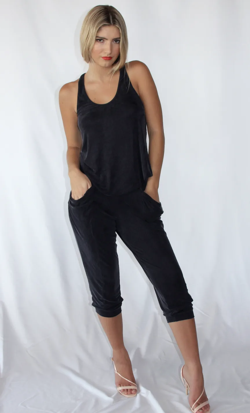 BELLA Midnight Racer Back Tank Top