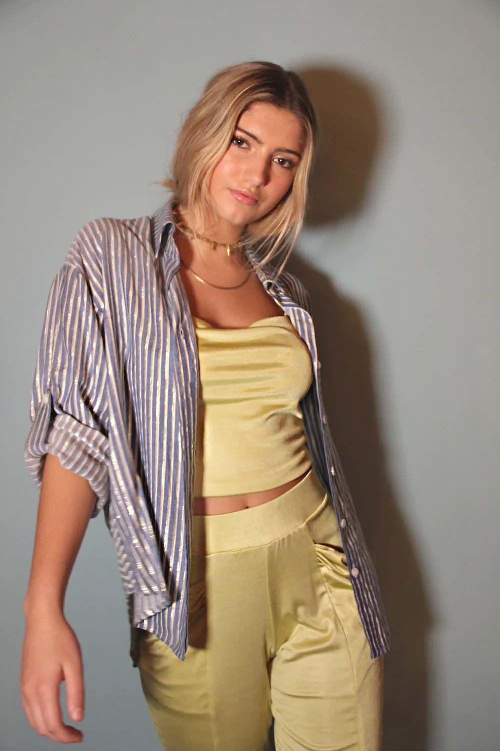 BELLA Racer Back Limoncello Tank Top