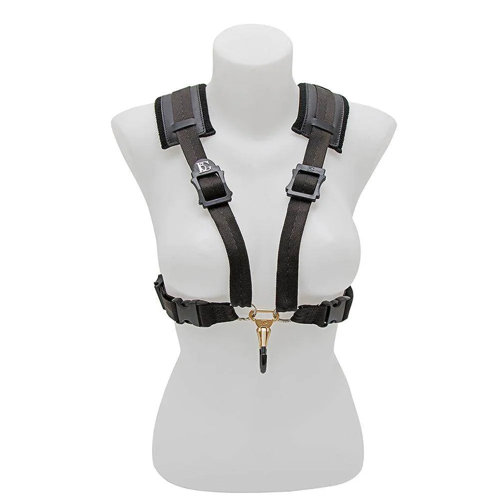 BG Alto, Tenor and Baritone Harness Comfort Strap XL Women Coated Metal Hook