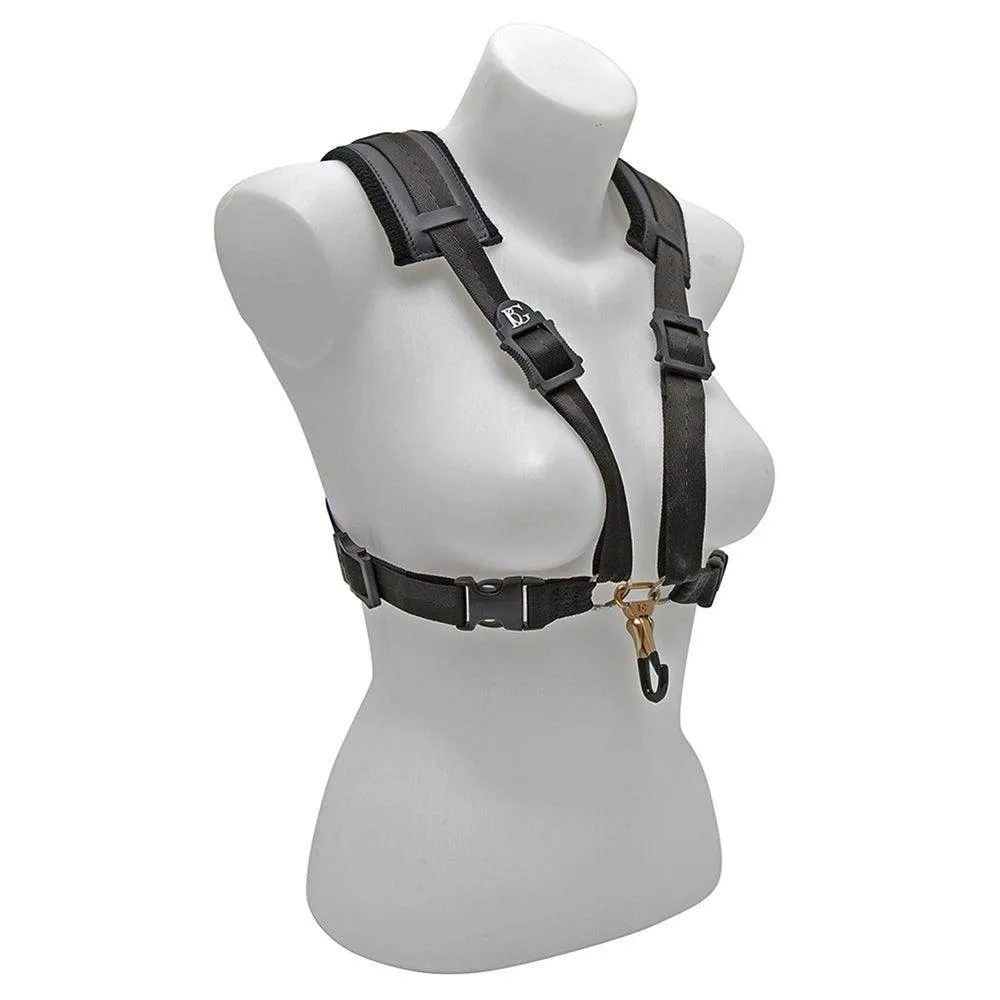 BG Alto, Tenor and Baritone Harness Comfort Strap XL Women Coated Metal Hook