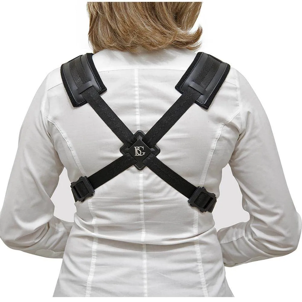 BG Alto, Tenor and Baritone Harness Comfort Strap XL Women Coated Metal Hook