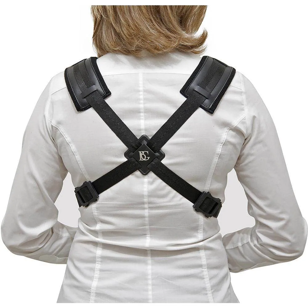 BG Alto, Tenor and Baritone Harness Comfort Strap XL Women Coated Metal Hook