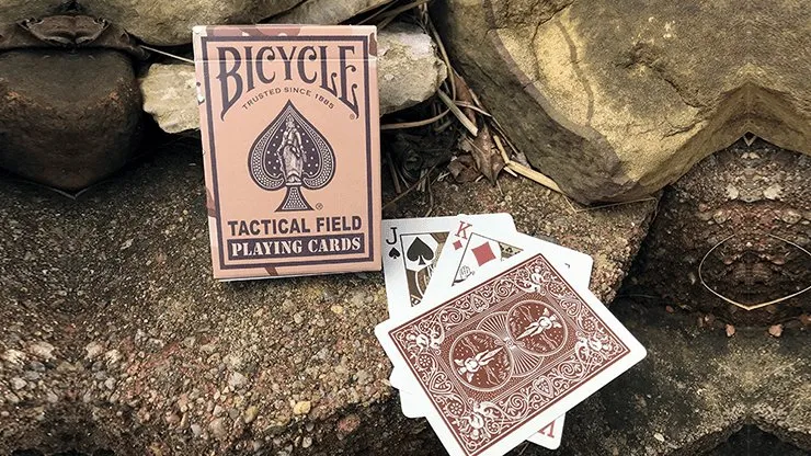 Bicycle Tactical Field Green Camo/Brown Camo by US Playing Card Co