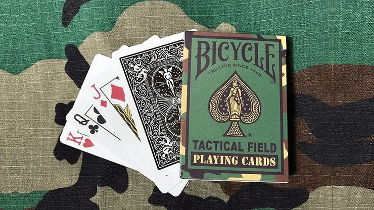 Bicycle Tactical Field Green Camo/Brown Camo by US Playing Card Co
