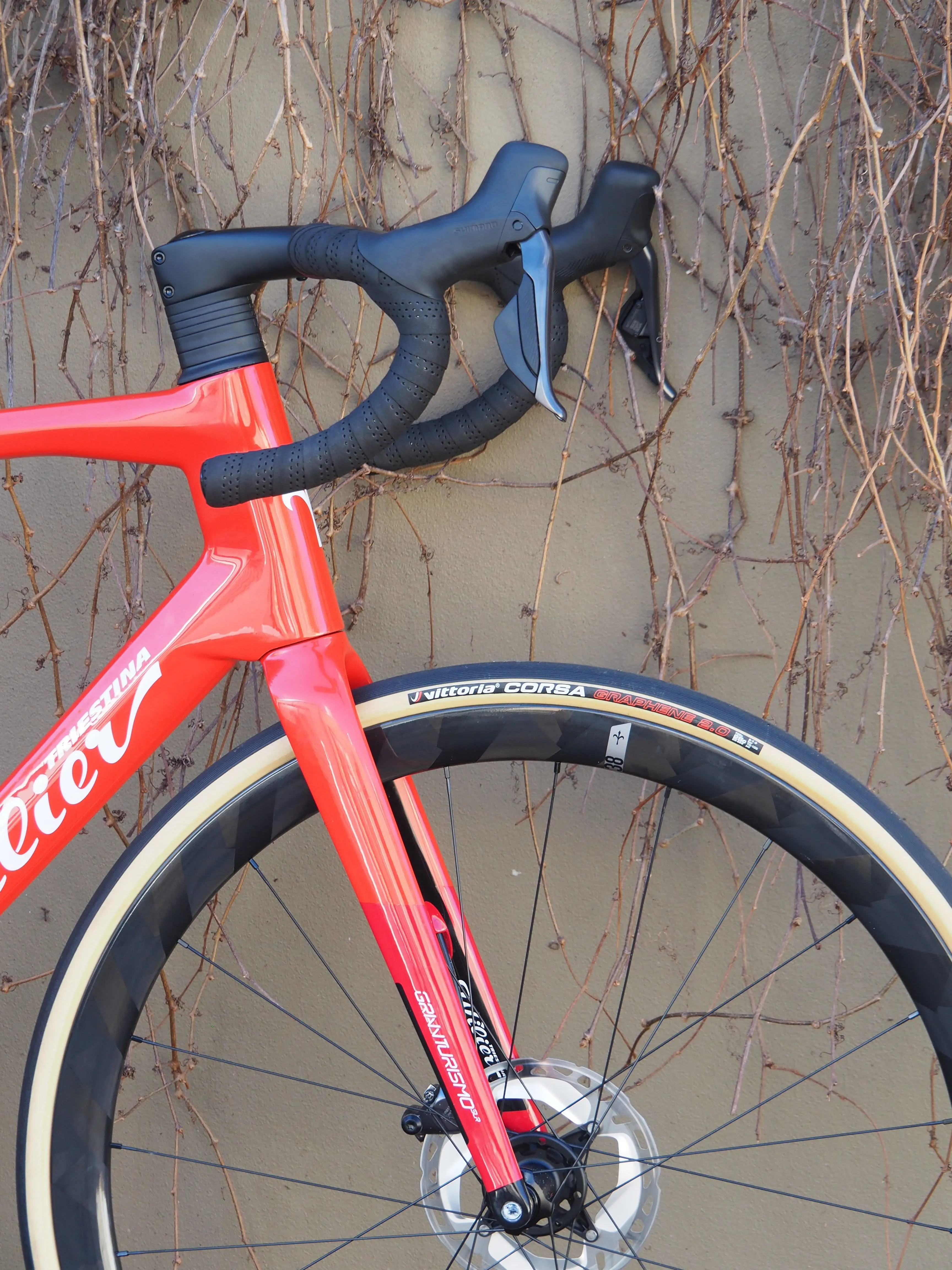 BIKE WILIER GRANTURISMO SLR ULTEGRA DI2 SLR38 LARGE RED WHITE