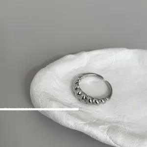 Black Open Ring