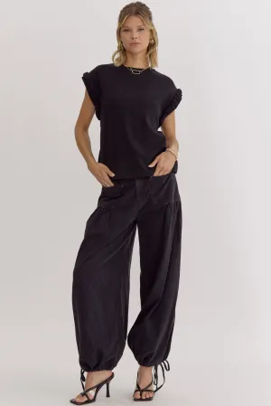 BLACKOUT BRAIDED TEE