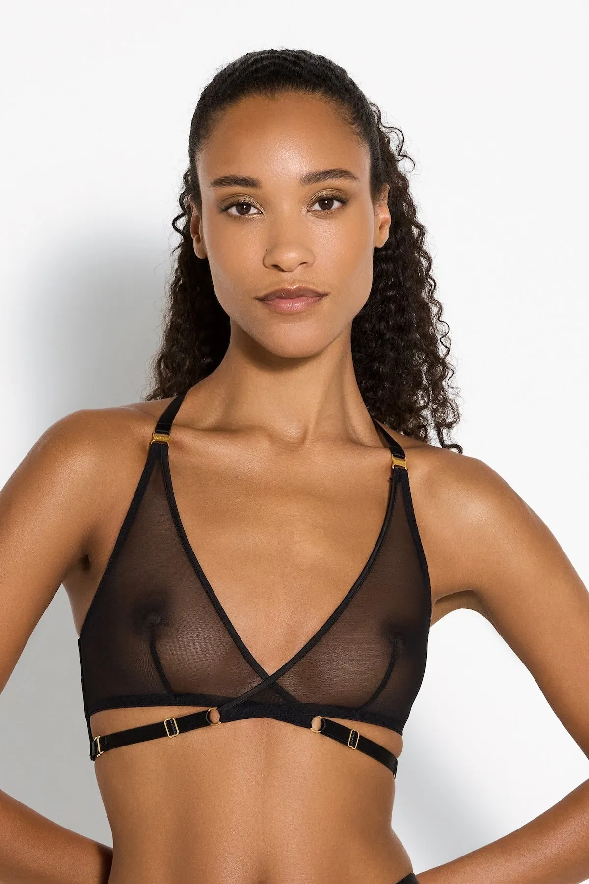 Bordelle Signature Mesh Wrap Bra