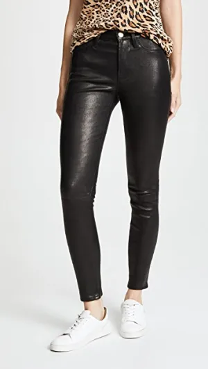 Brand new FRAME Le Skinny Leather Pants, Black, Sz 27! Retails $1,297 