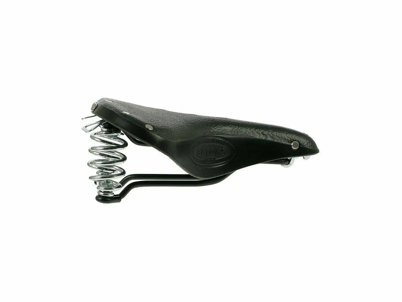 Brooks B67 Spring Standard Classic Vintage Leather Bicycle Saddle Black