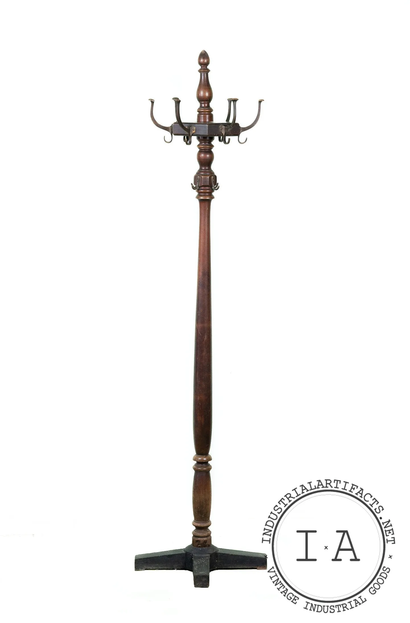 C. 1910 Koken Barber Shop Coat Rack