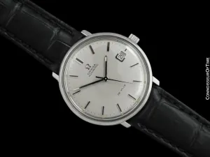 c. 1970 Omega De Ville Vintage Mens Cal. 565 Automatic Watch - Stainless Steel