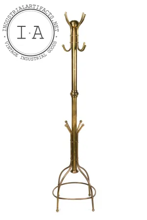 C. Early 1940s Brass Coat Rack