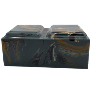 Camouflage Cultured Marble Companion Urn