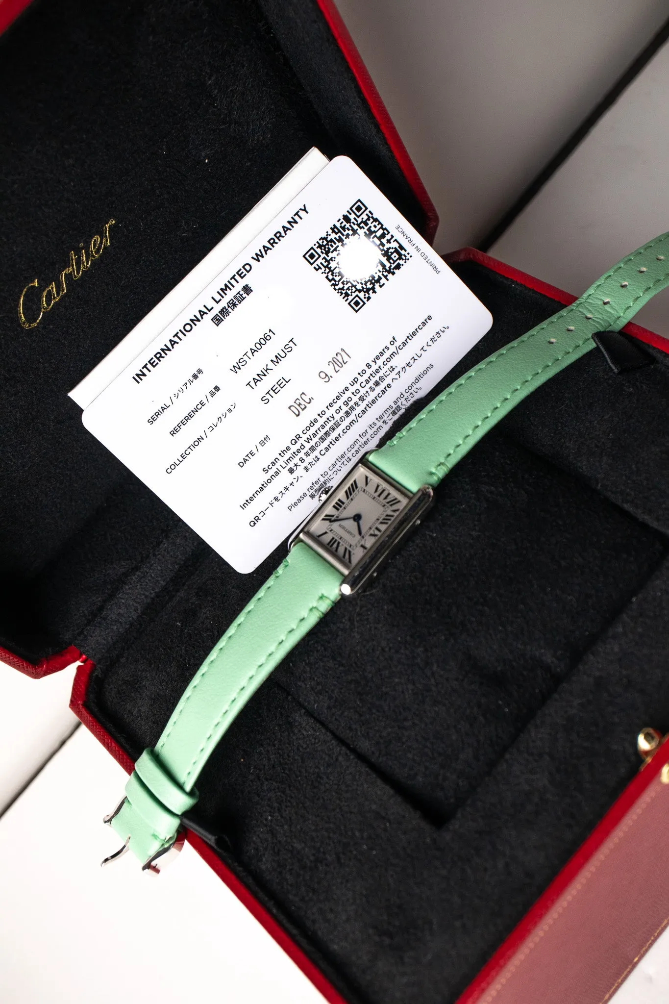 Cartier Tank Must Small WSTA0061 Solarbeat