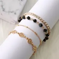 Children's, Teens' and Mothers' Fashion Layered Bracelet Sets