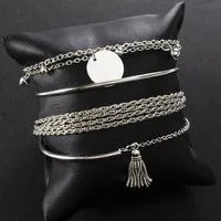 Children's, Teens' and Mothers' Fashion Layered Bracelet Sets
