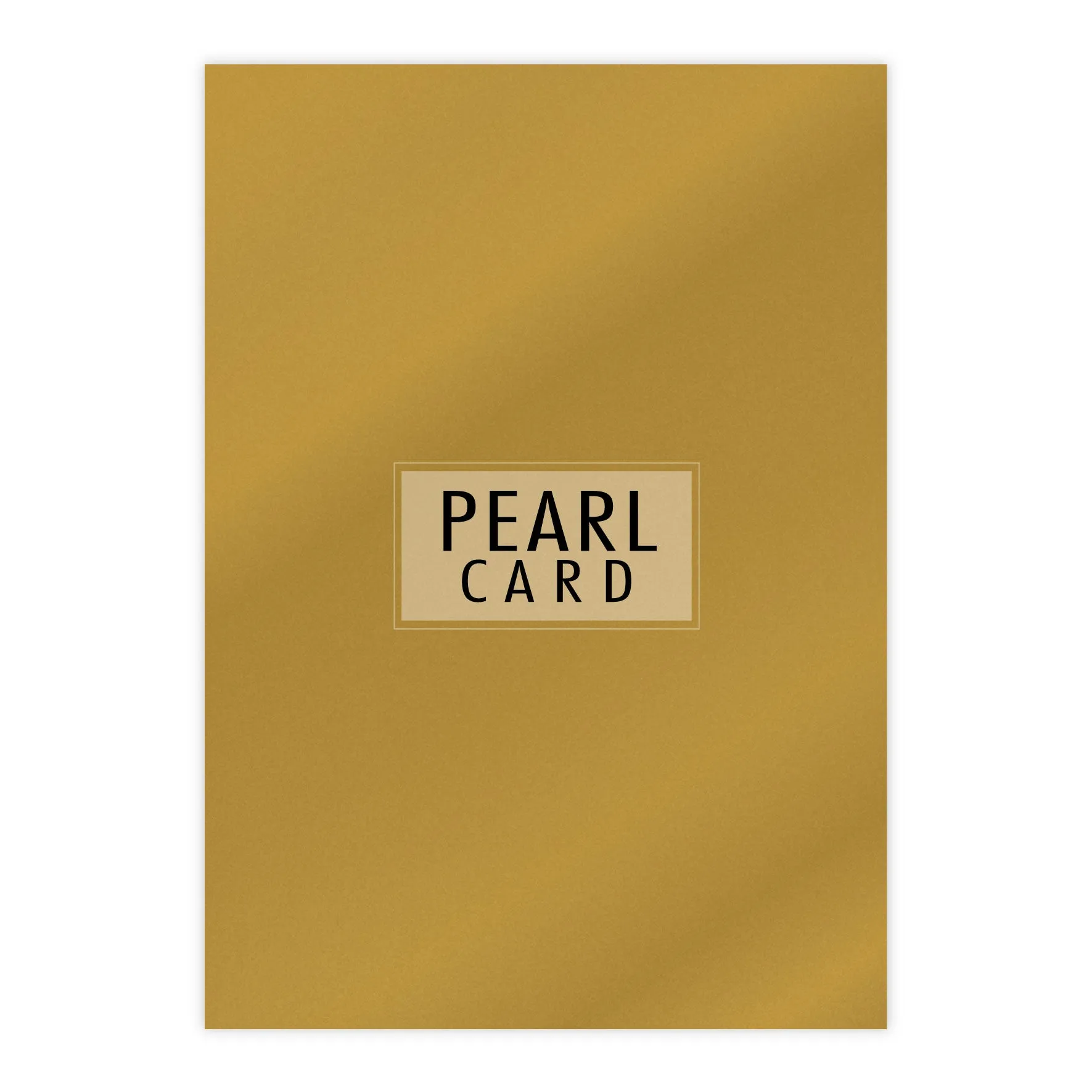 Chloes A4 Luxury Pearl Card 10 Sheets Fine Gold