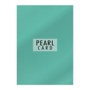 Chloes A4 Luxury Pearl Card 10 Sheets Lagoon