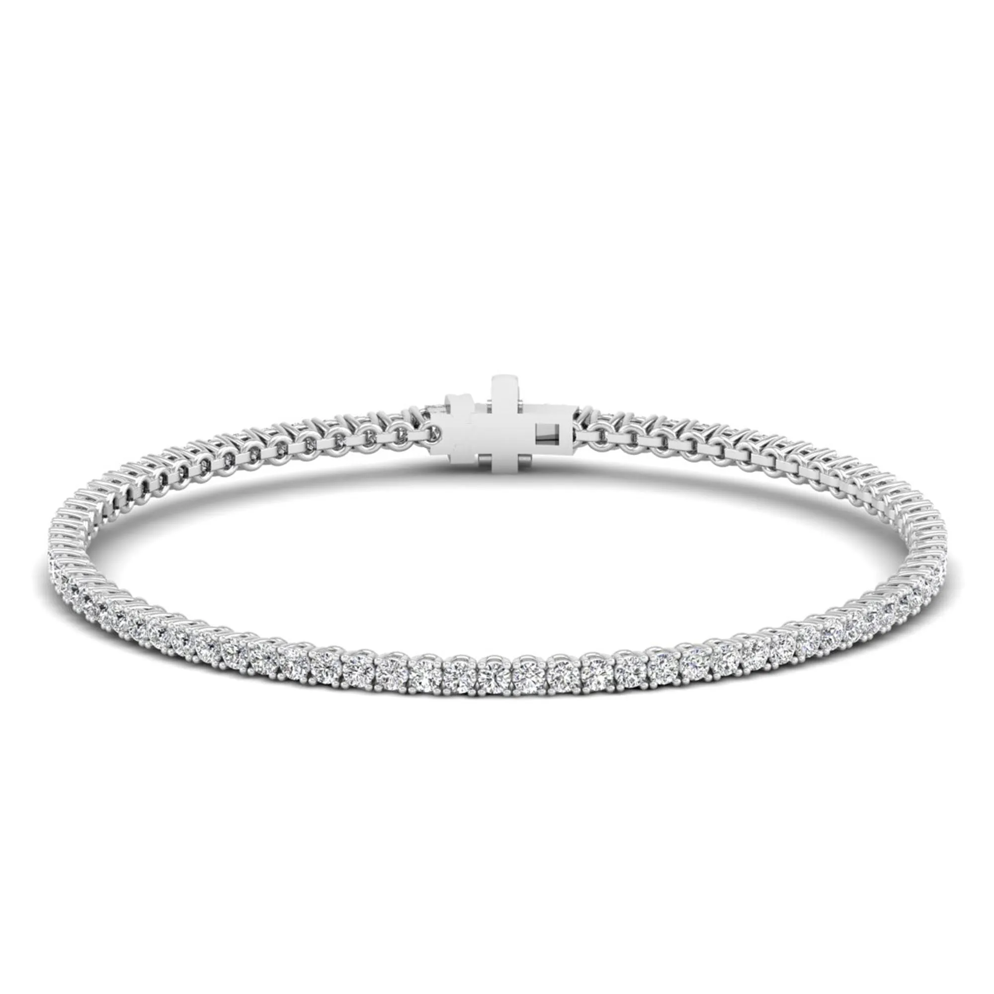 Classic Lab Diamond Tennis Bracelet