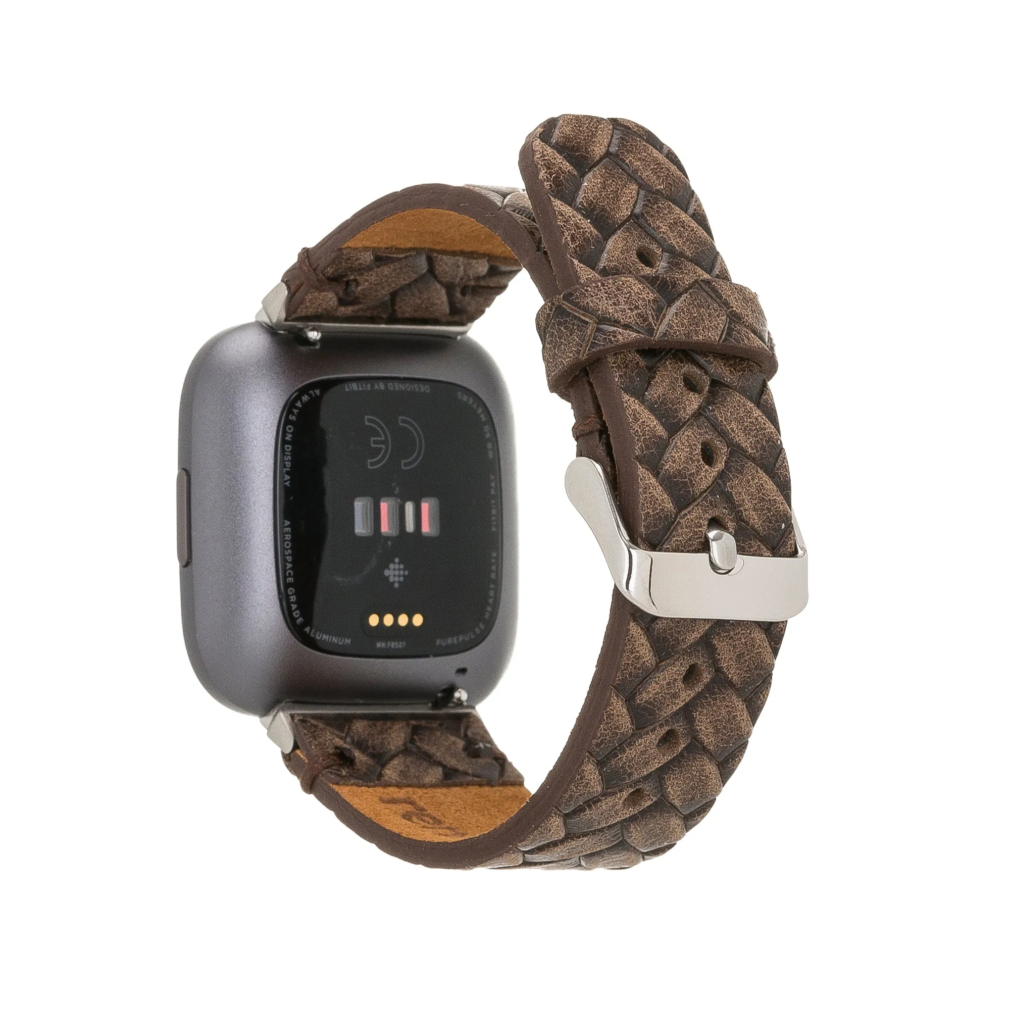 Classic Leather Fitbit Versa Watch Band