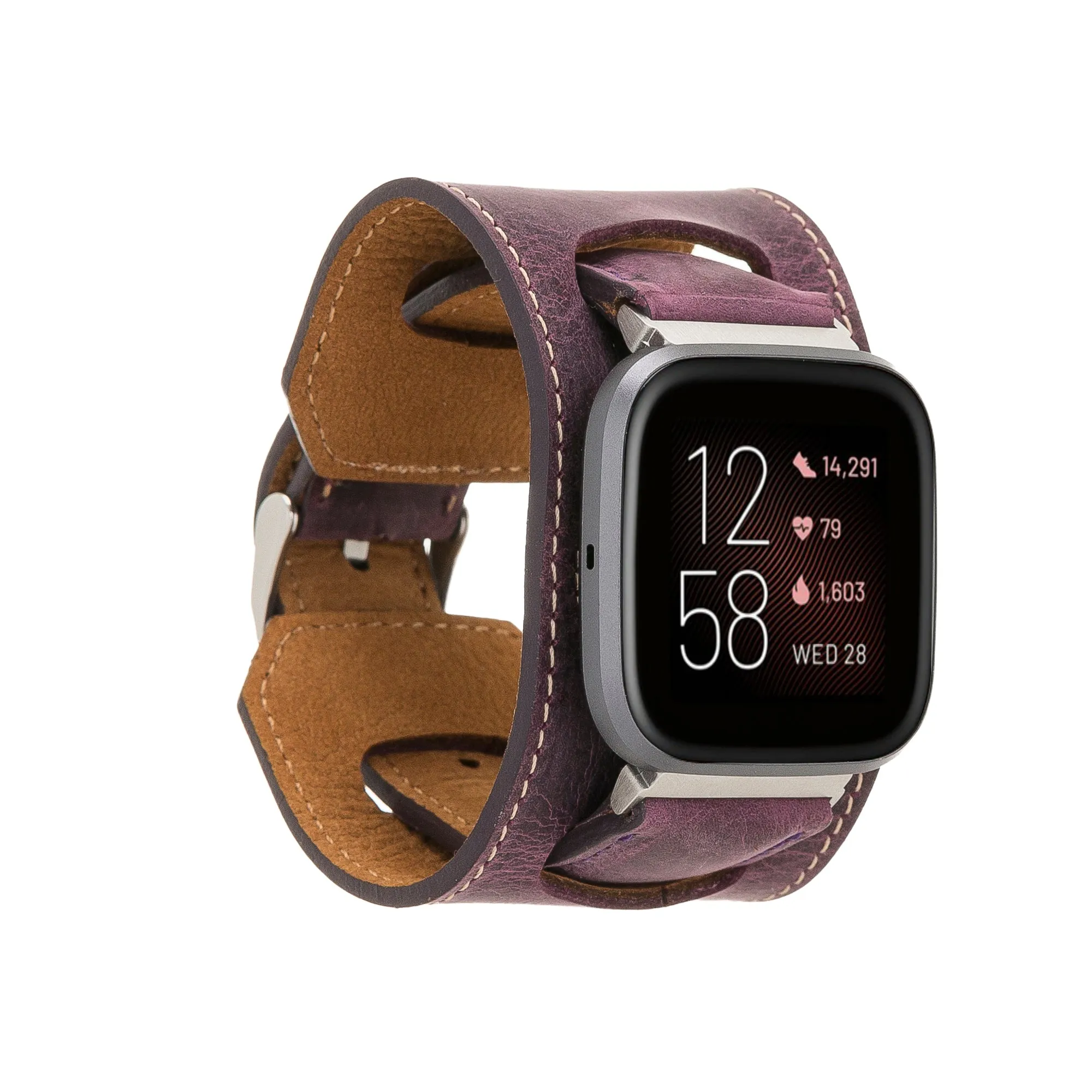 Classic Leather Fitbit Versa Watch Band