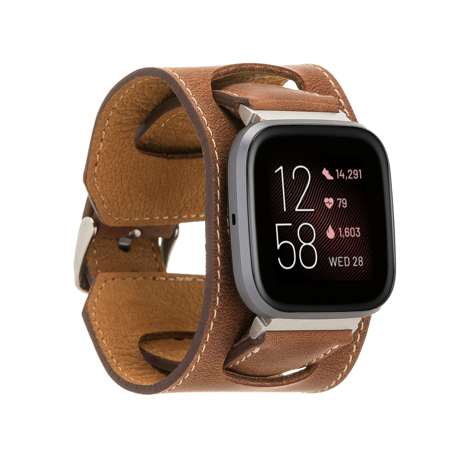 Classic Leather Fitbit Versa Watch Band