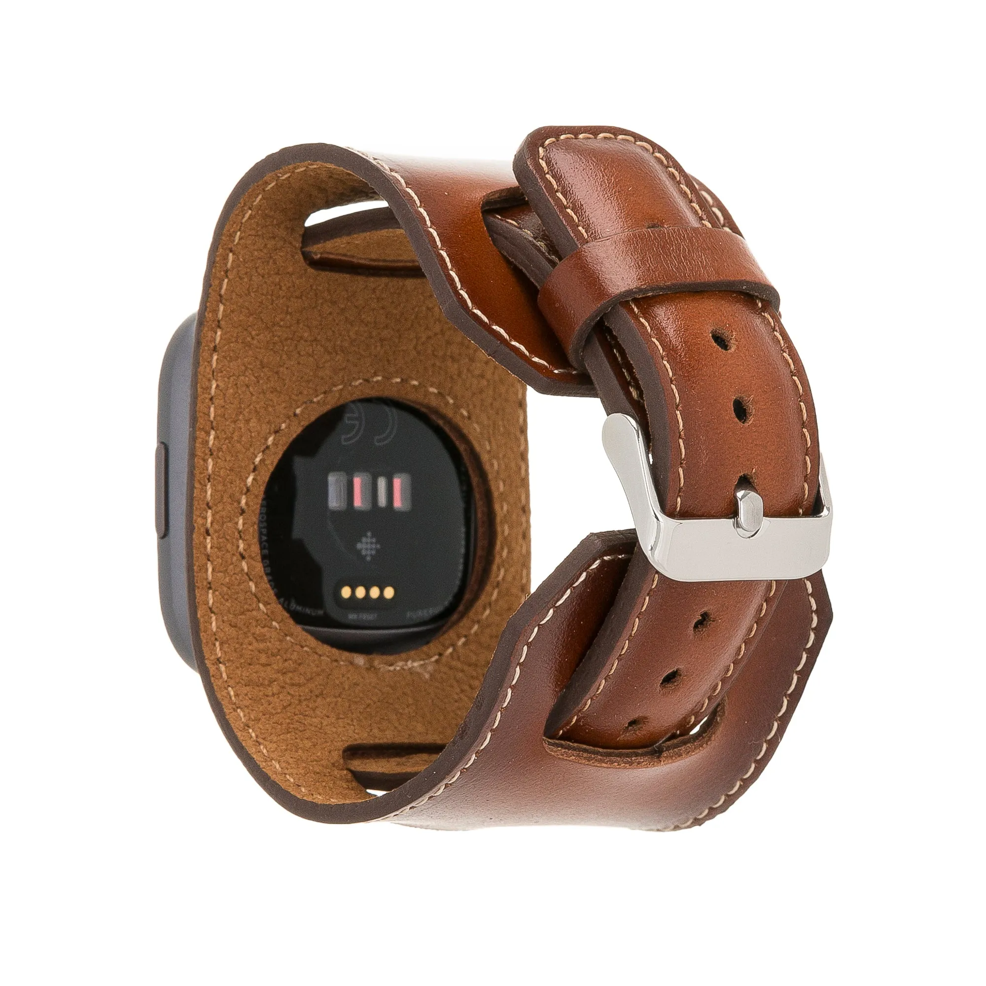 Classic Leather Fitbit Versa Watch Band