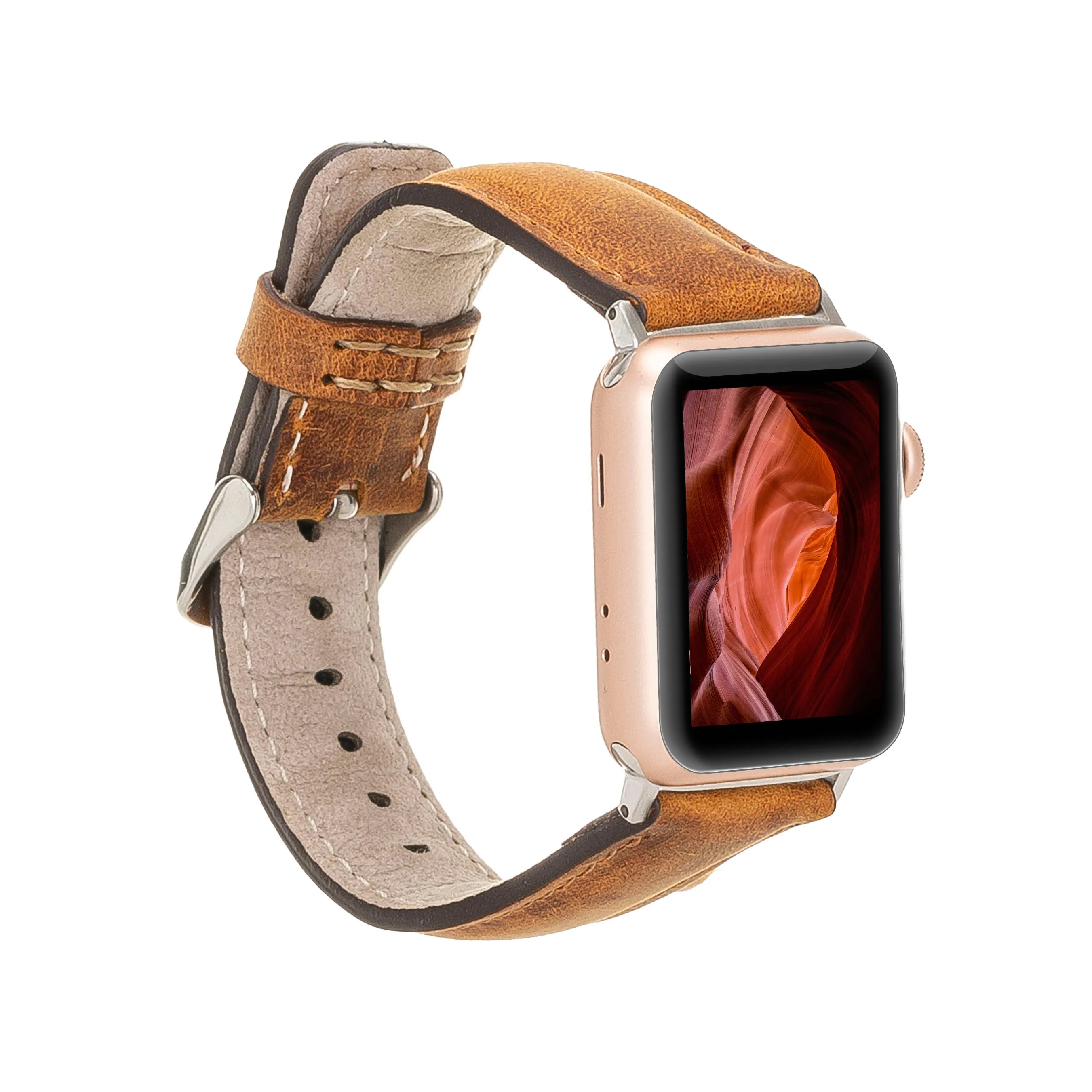 Classic Leather Fitbit Versa Watch Band