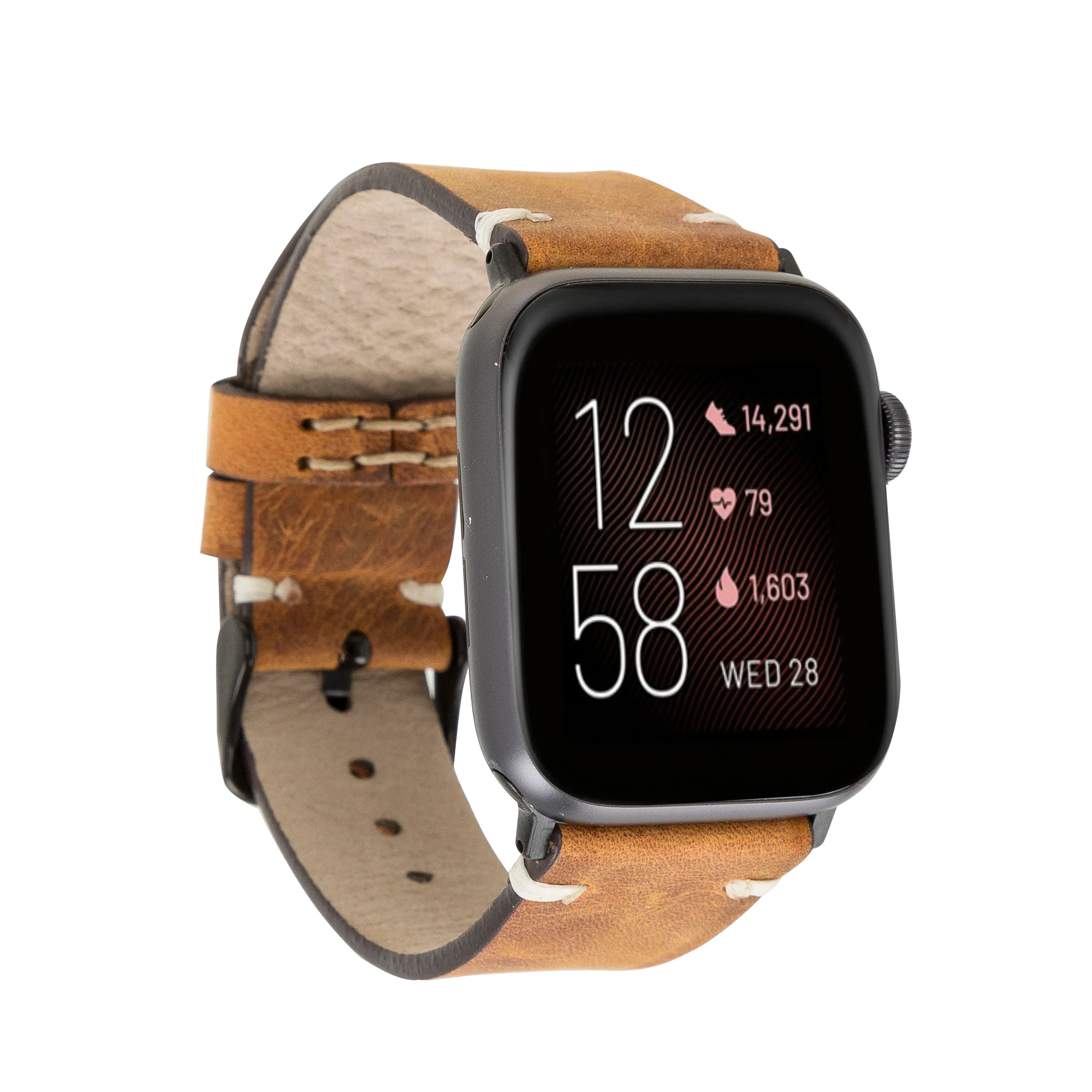 Classic Leather Fitbit Versa Watch Band