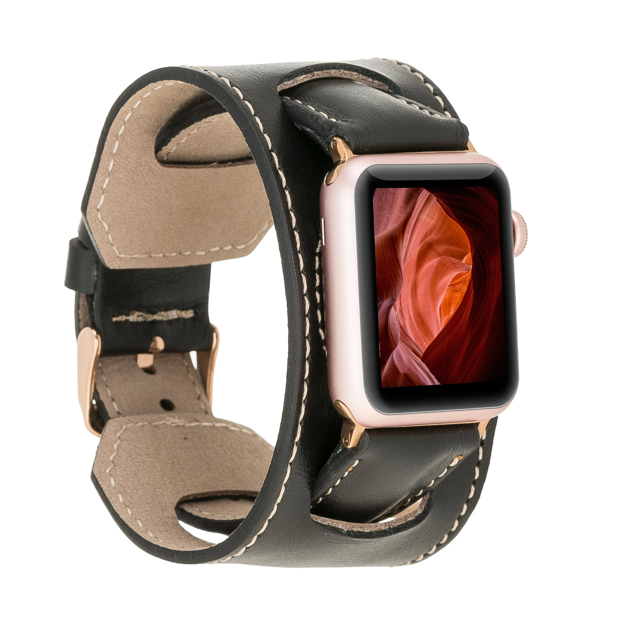 Classic Leather Fitbit Versa Watch Band