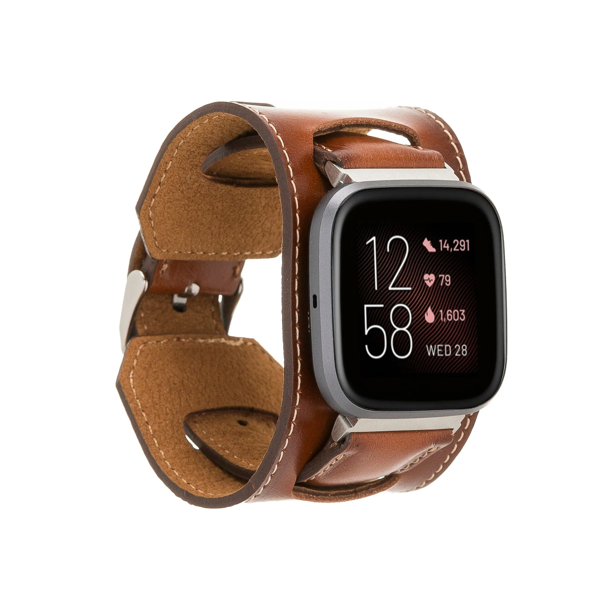 Classic Leather Fitbit Versa Watch Band