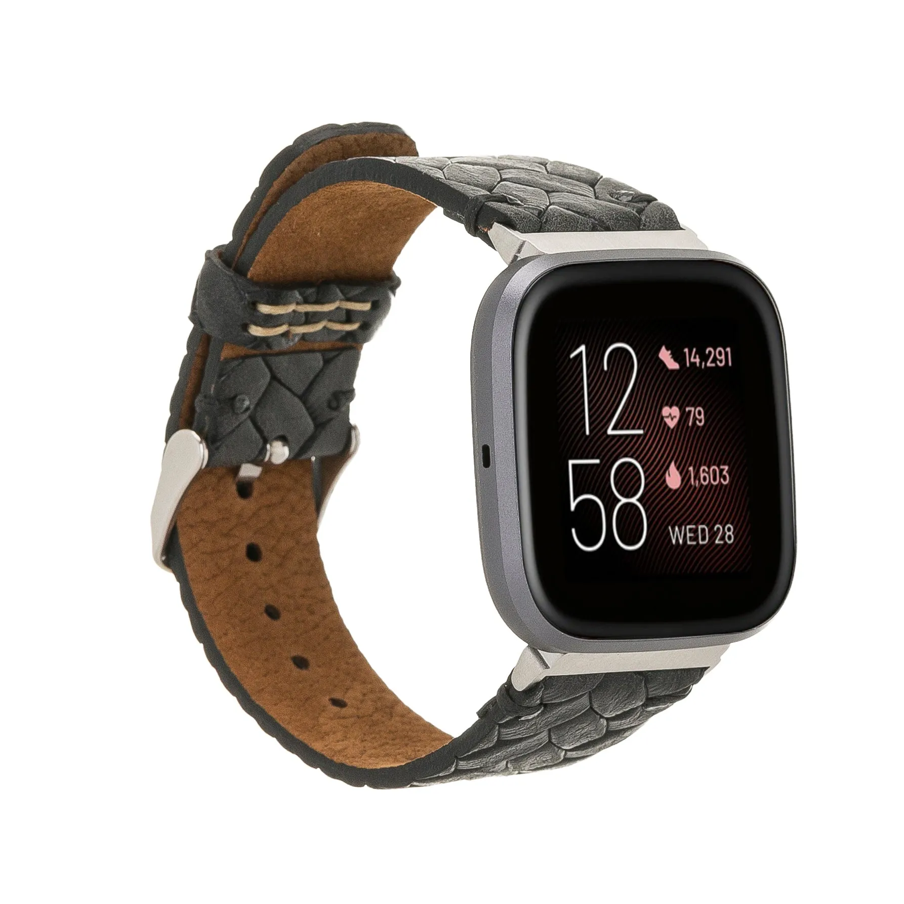 Classic Leather Fitbit Versa Watch Band