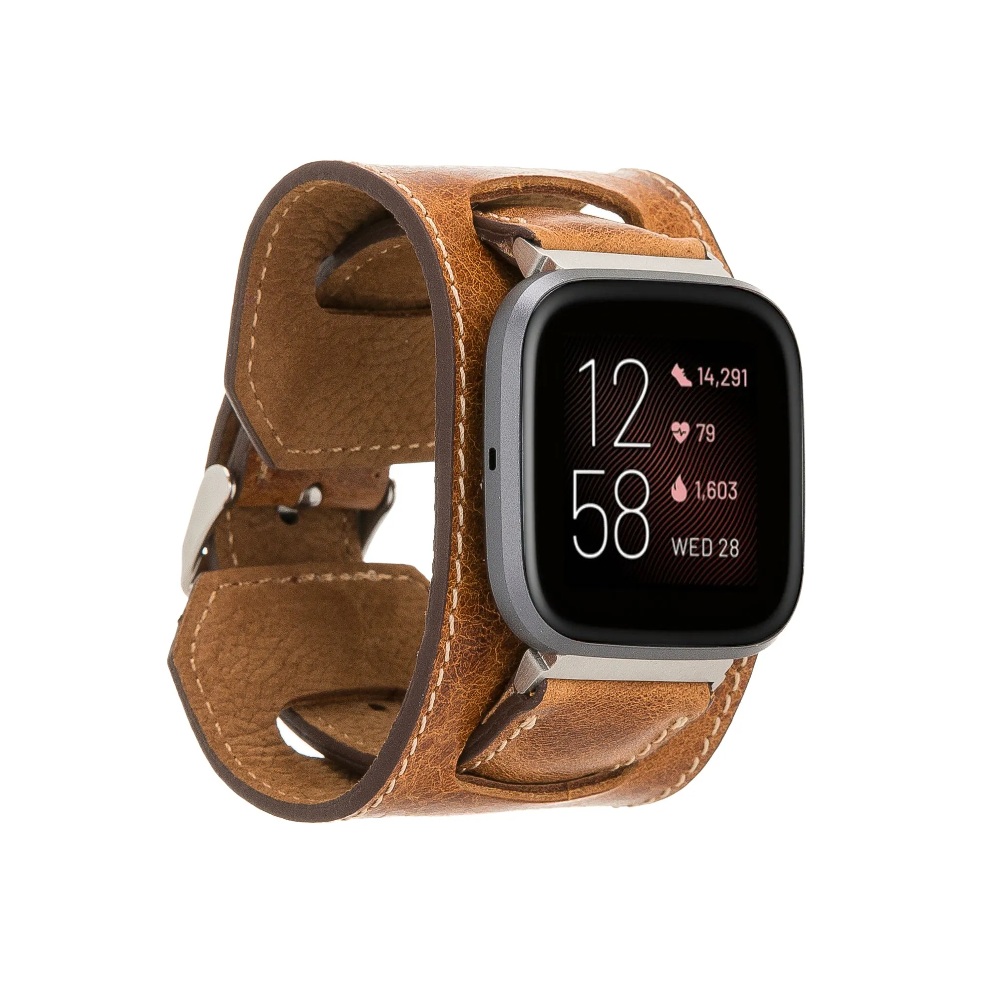 Classic Leather Fitbit Versa Watch Band
