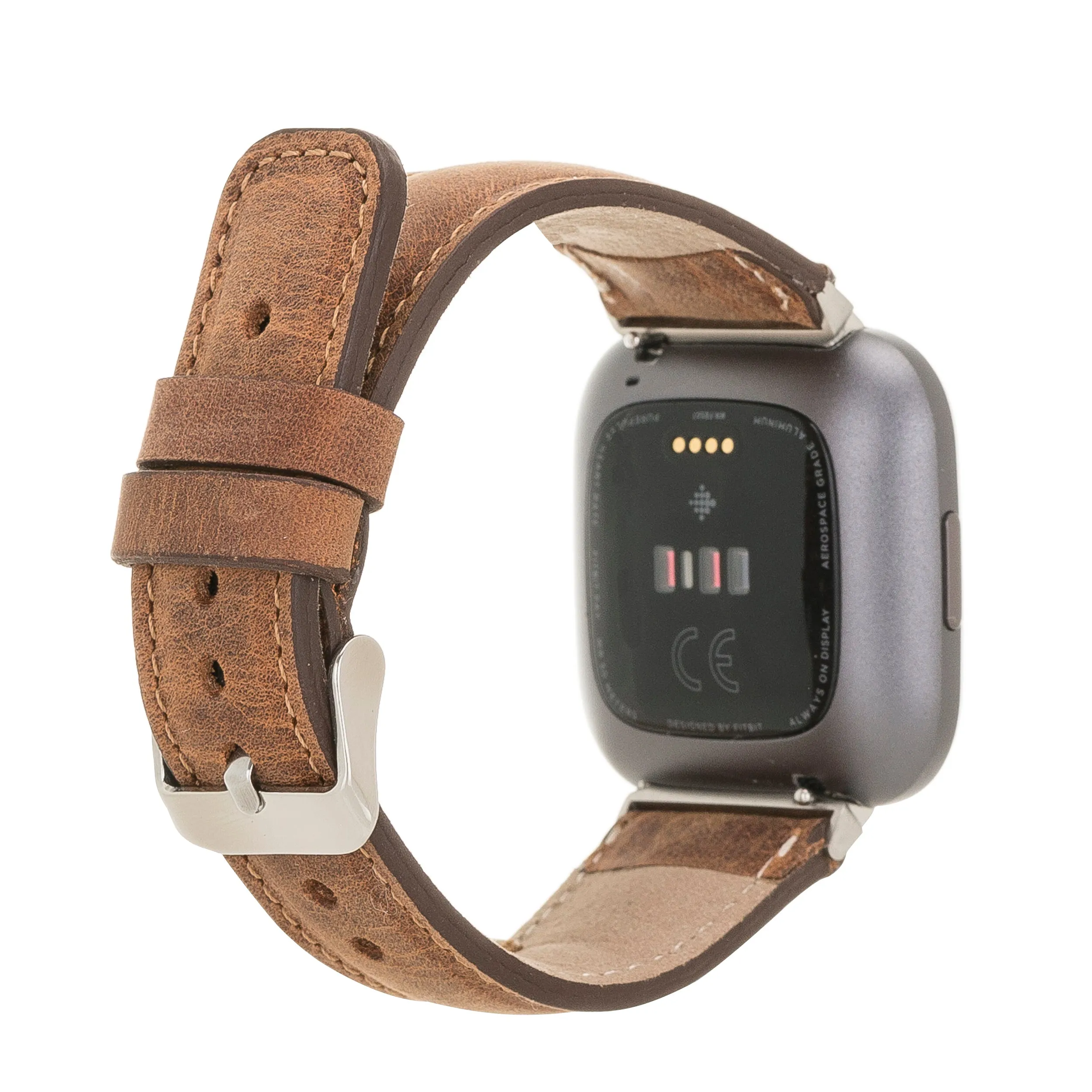 Classic Leather Fitbit Versa Watch Band