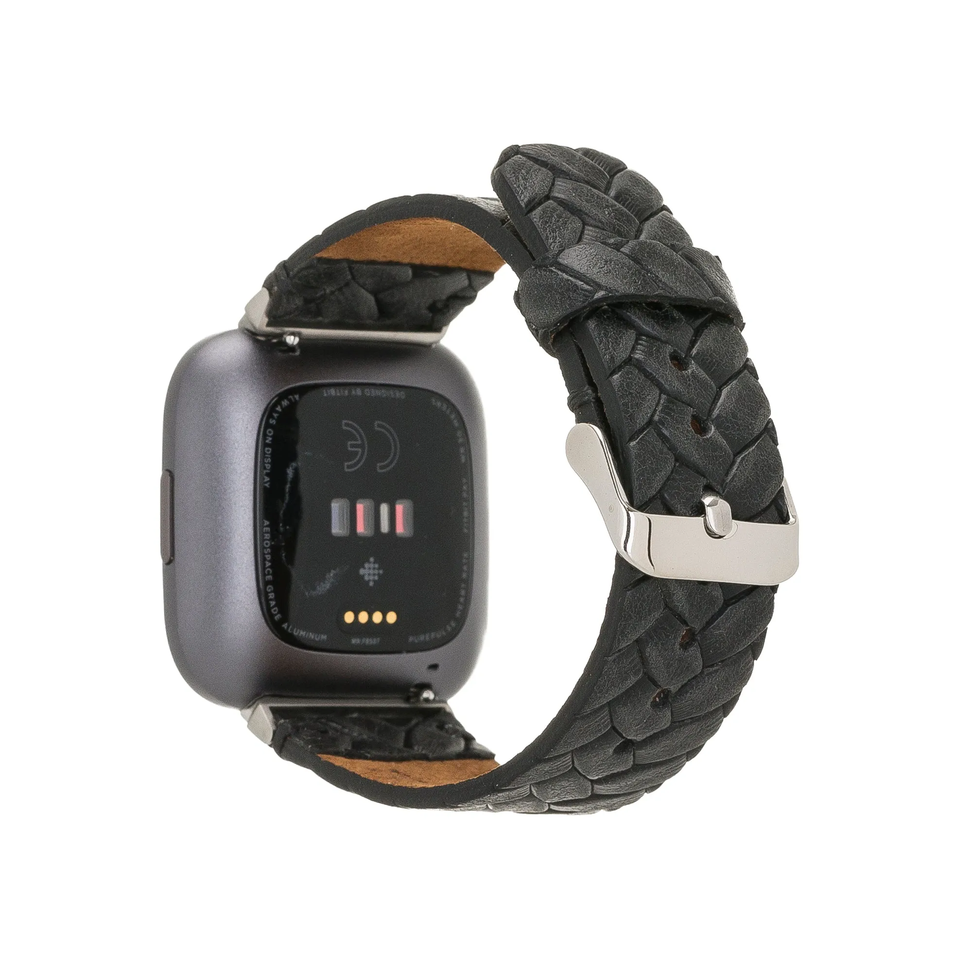 Classic Leather Fitbit Versa Watch Band