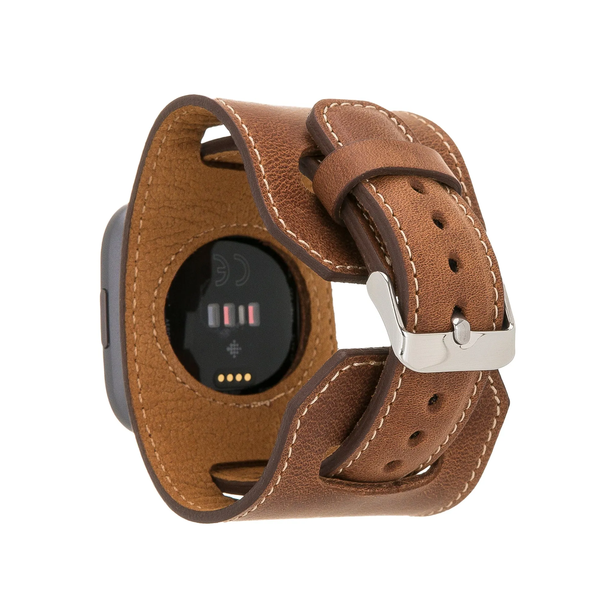 Classic Leather Fitbit Versa Watch Band