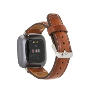 Classic Leather Fitbit Versa Watch Band
