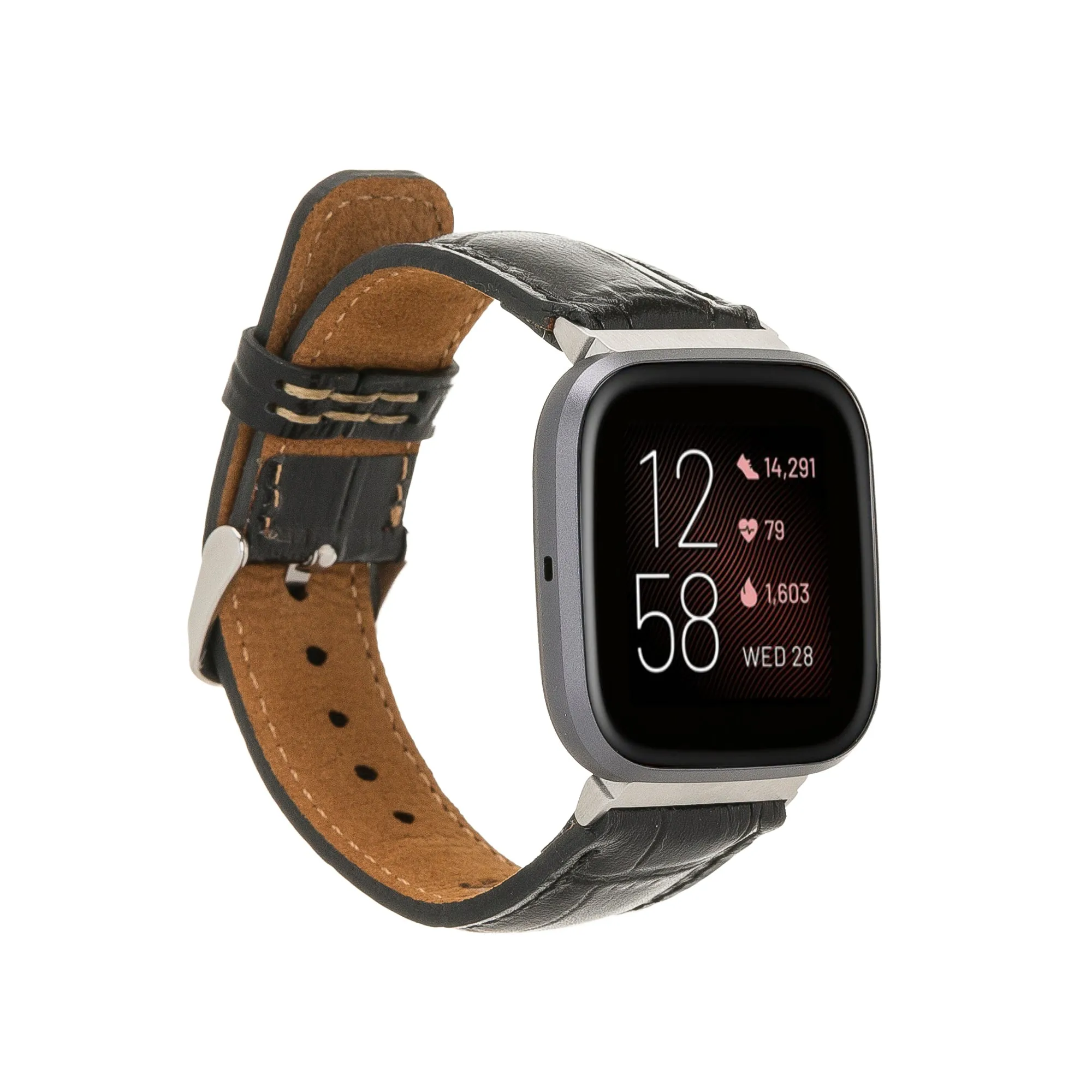 Classic Leather Fitbit Versa Watch Band