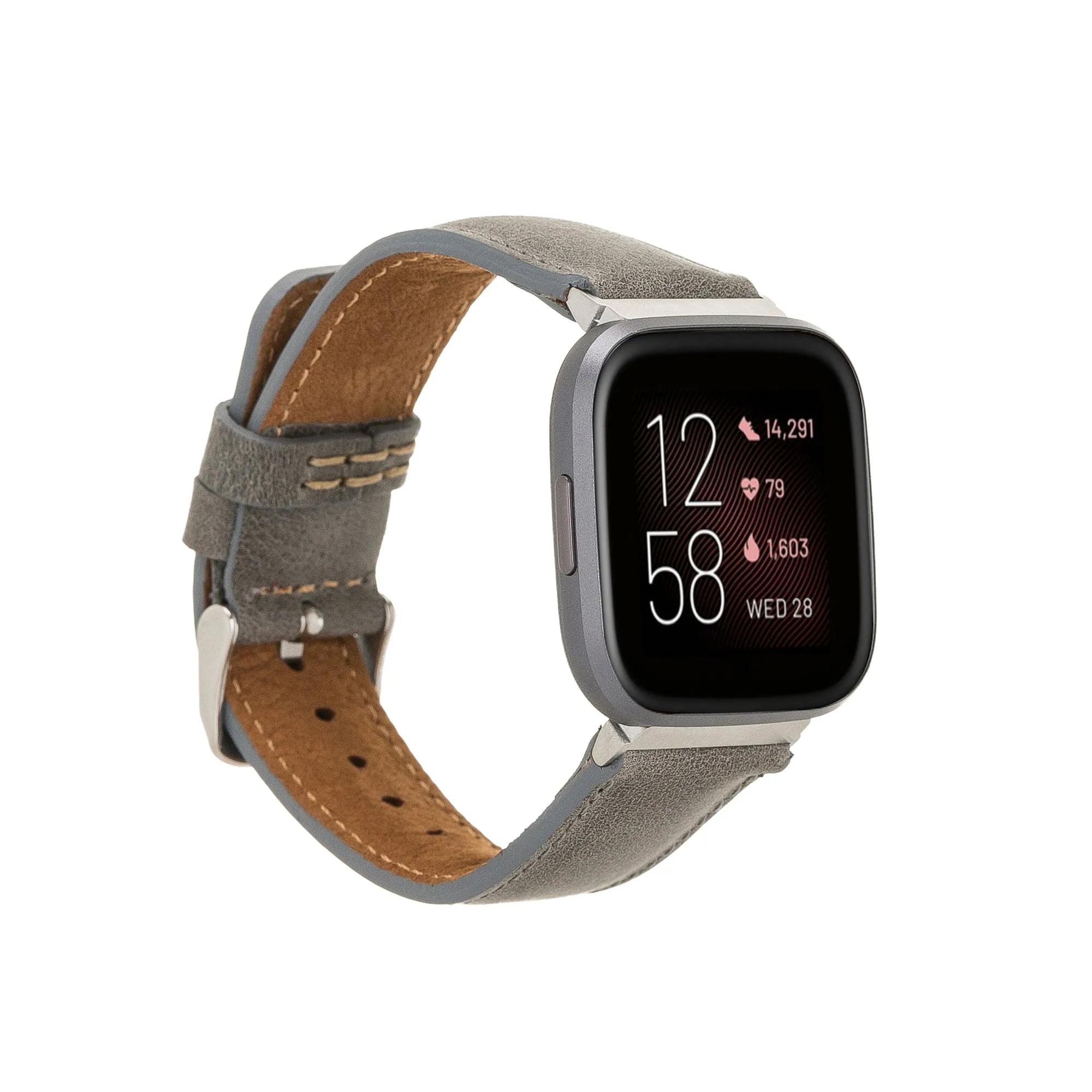 Classic Leather Fitbit Versa Watch Band