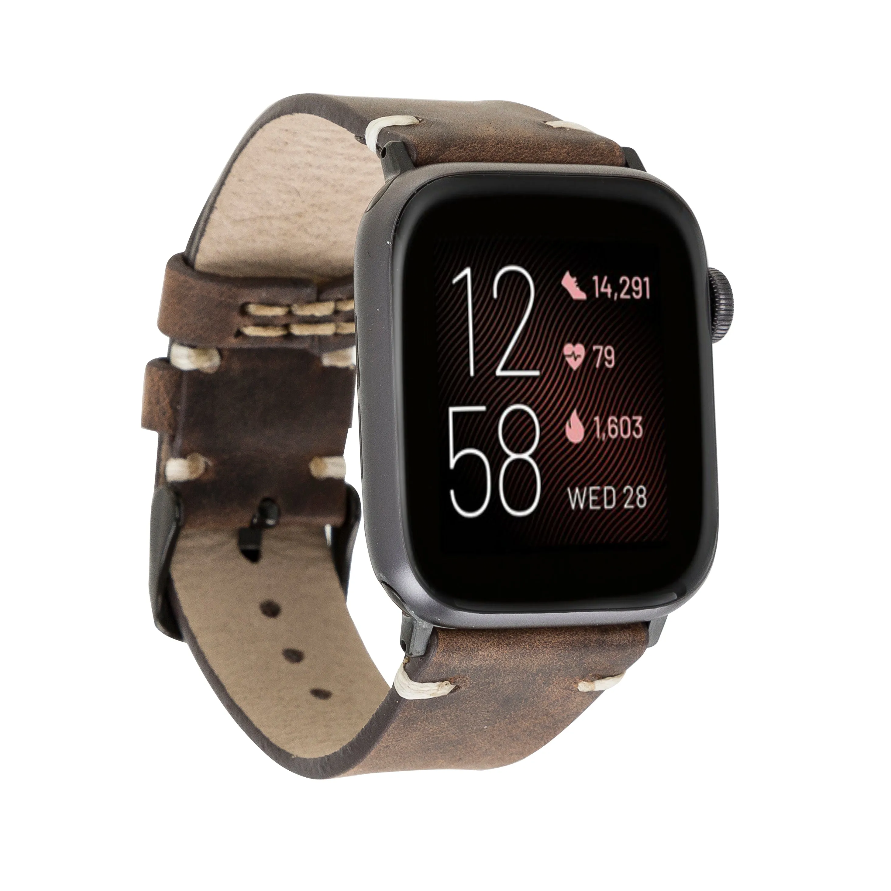 Classic Leather Fitbit Versa Watch Band