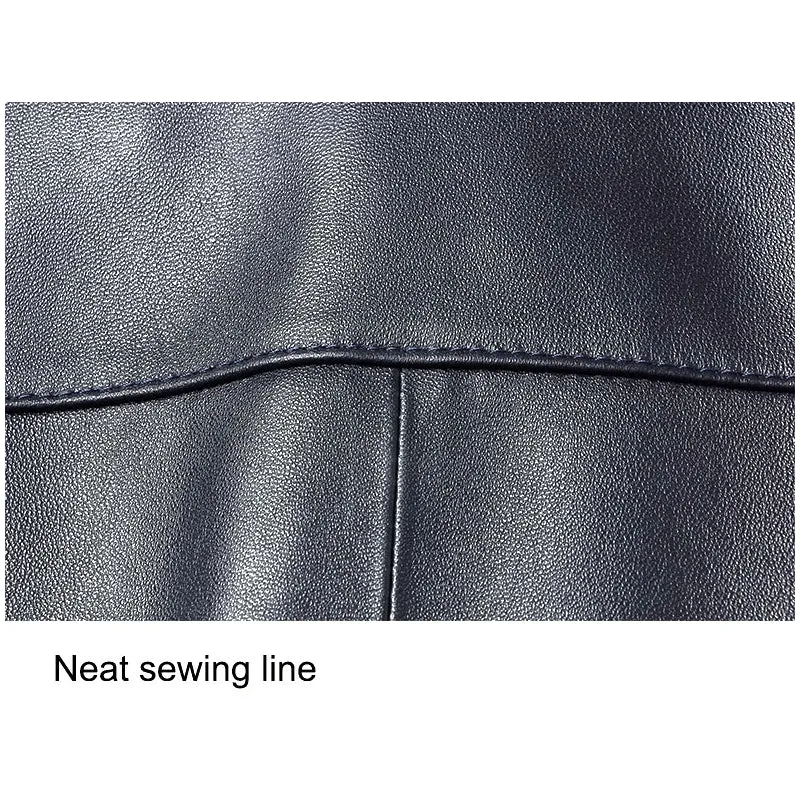 Classic leather jacket in Black for Men.