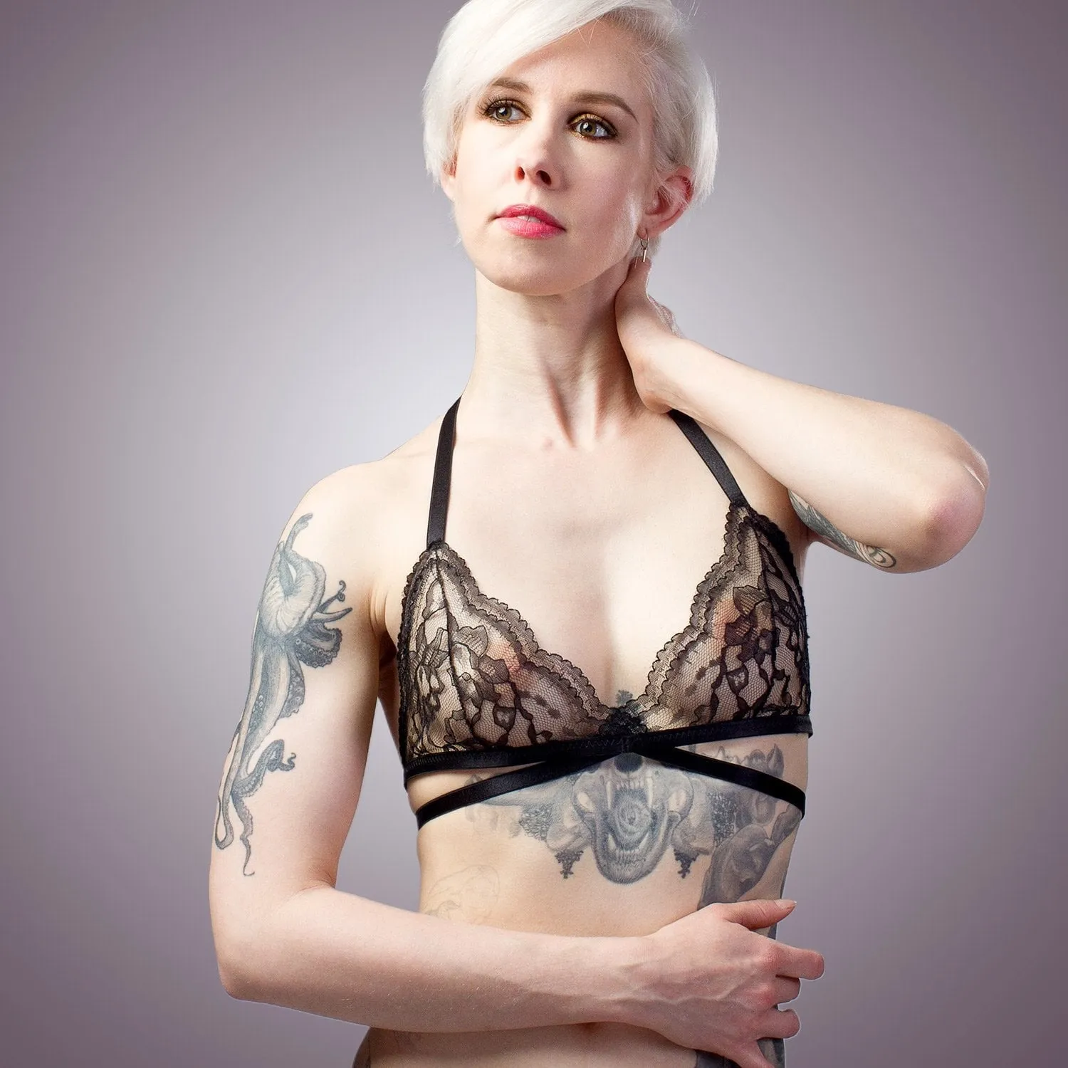 Classic Sheer Lace Bra & Panty Set