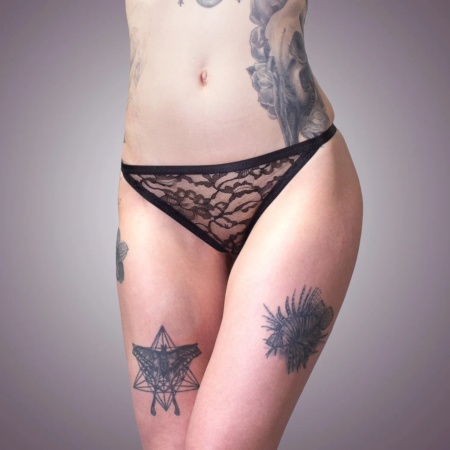 Classic Sheer Lace Bra & Panty Set