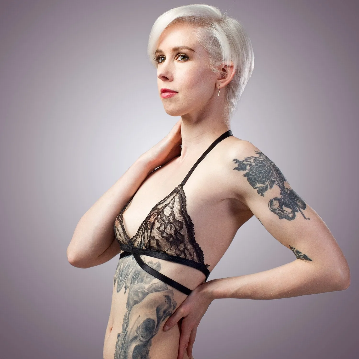 Classic Sheer Lace Bra & Panty Set